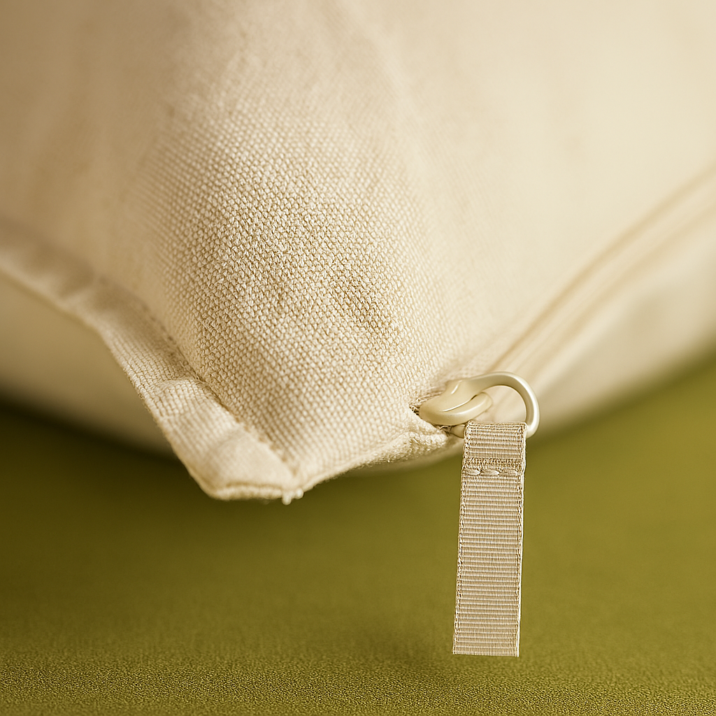 Beige Cotton Cushion 50x50 cm