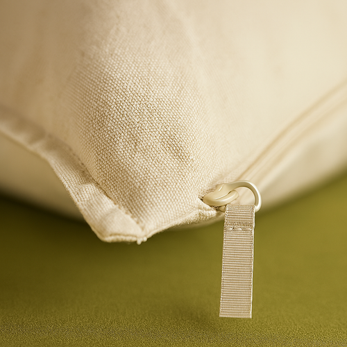 Beige Cotton Cushion 50x50 cm