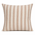 Decorative Stripe Cotton Cushions- Beige