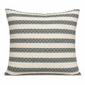 Decorative Stripe Cotton Cushions- Green