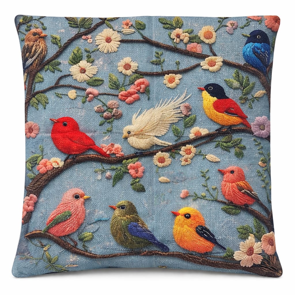 Decorative Songbirds Cushions