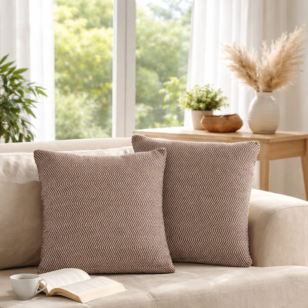 Herringbone Cotton Cushion