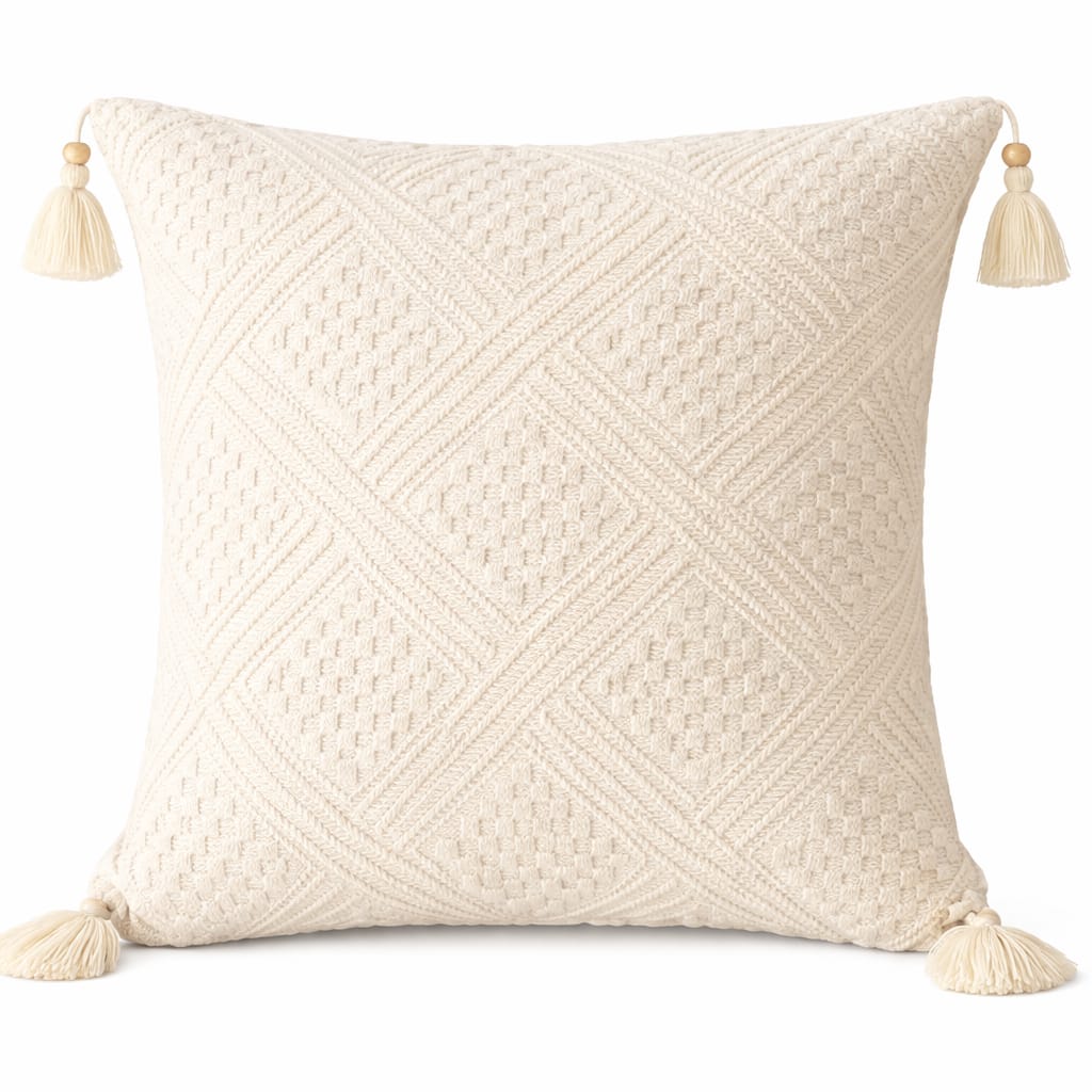 Decorative Cushion with Cords