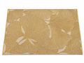 Gold Decorative Dining Placemats – Luxury Leaf Pattern Table Mat (Set of 4)