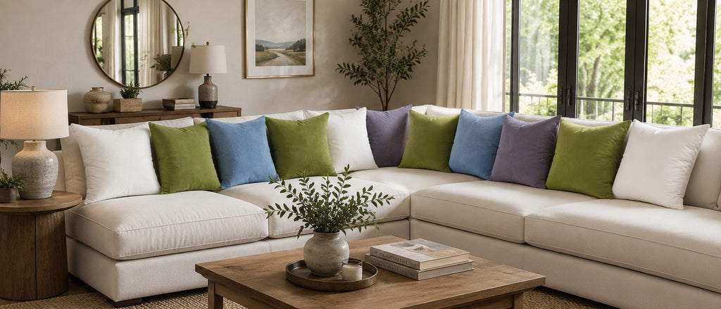 Soft & Shiny - 2 Tone Velvet Cushions