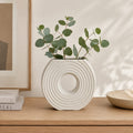 Modern Ceramic Donut Vase | 19cm