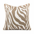 Safari Woven Pattern Cushion – Beige & Ivory | 45x45 cm