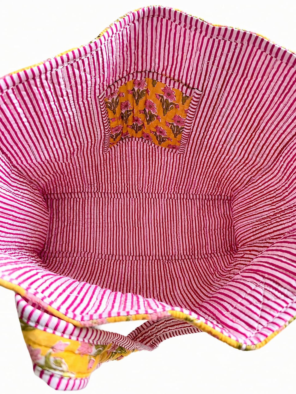 Handmade Reversible Cotton Tote Bag