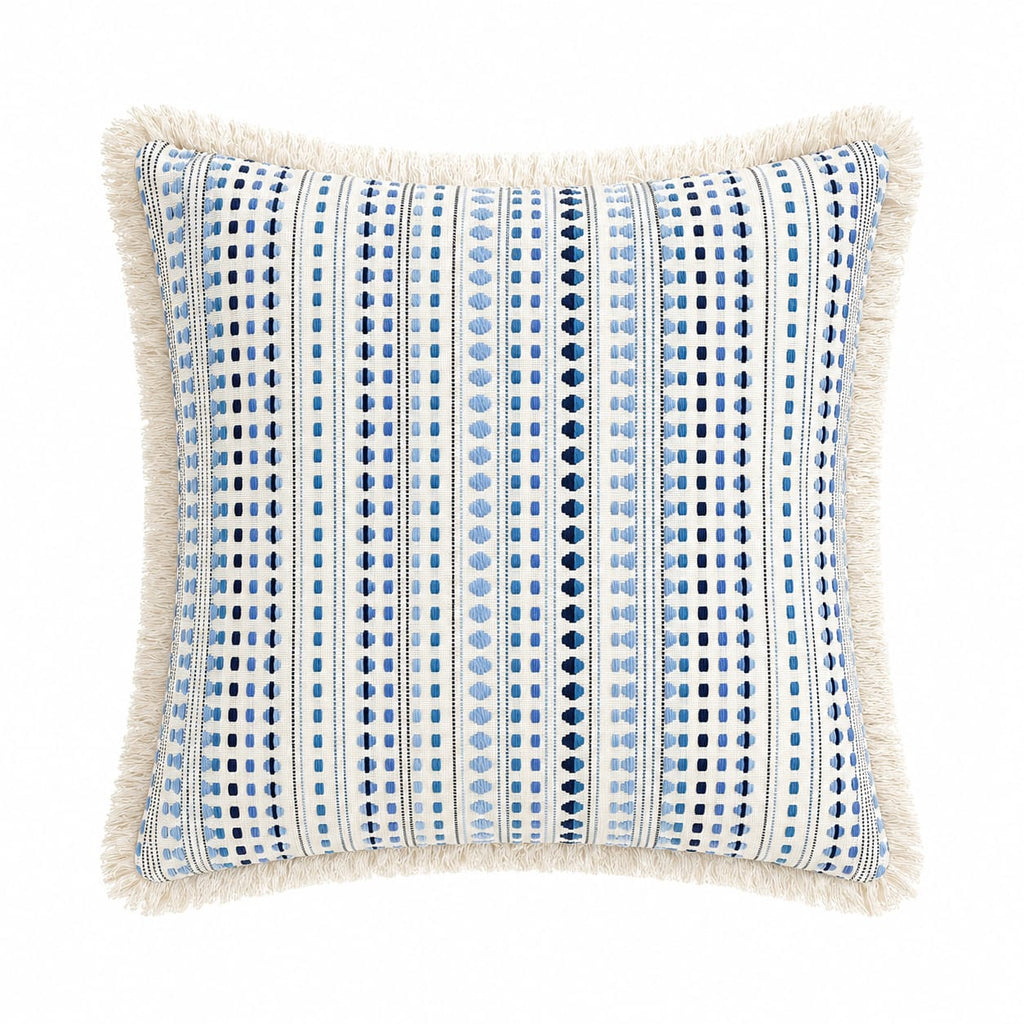 Special Polka Dot Cushion with Fringe