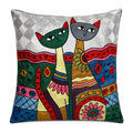 Handmade Silk Embroidery Cushion- Pattern 3