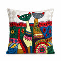 Handmade Silk Embroidery Cushion- Pattern 8