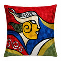 Handmade Silk Embroidery Cushion- Pattern 5