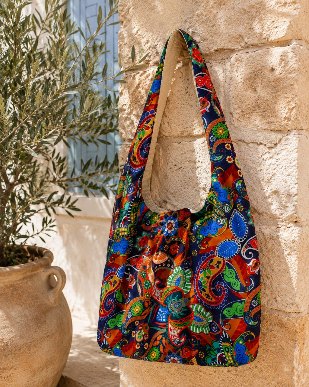 Women's Handbags- Ethnic Paisley