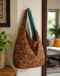 Women's Handbags- Multi-Colour Paisley