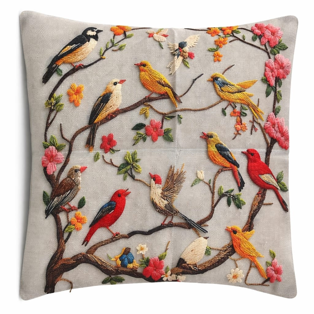 Decorative Songbirds Cushions