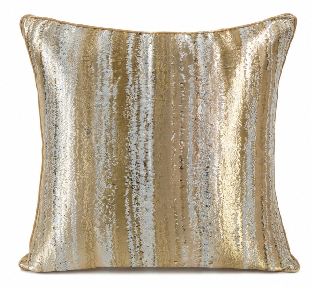 Golden Metallic Luxe Cushion