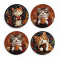 Graphics Cat Coasters (ST-1)