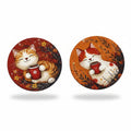 Graphics Cat Coasters (ST-2)